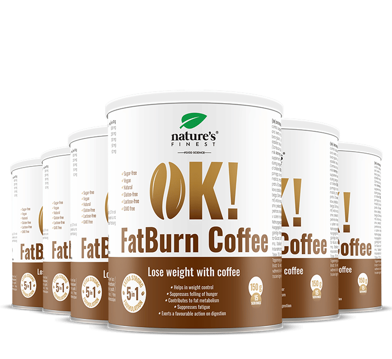 100% FatBurn Kava | 6x OK!FatBurn® | Z ID-Alg® in L-karnitinom | Vitkejša Postava | od Nature's Finest.