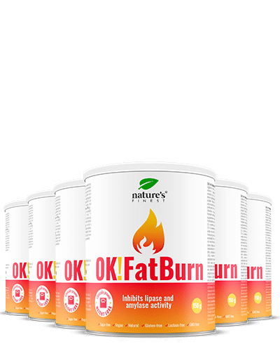 100% FatBurn Napitek | 6x OK!FatBurn® | z ID-Alg® in L-Karnitinom | Najboljši Izdelki za Kurjenje Maščob v Sloveniji | od Nature's Finest.