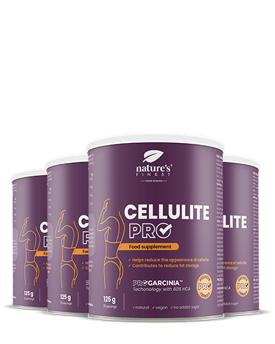 100% Cellulite PRO® od Nature's Finest | Napitek za zmanjšanje celulita | Pakiranje 4 kosov.